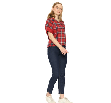 HITOMI LADIES SHIRT RED