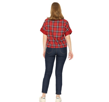 HITOMI LADIES SHIRT RED