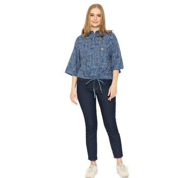 MADYLEN LADIES SHIRT BLUE