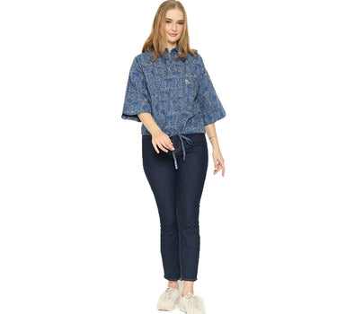 MADYLEN LADIES SHIRT BLUE