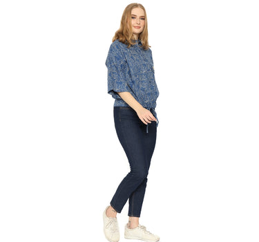 MADYLEN LADIES SHIRT BLUE