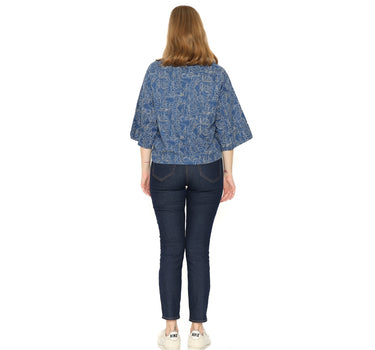 MADYLEN LADIES SHIRT BLUE