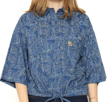 MADYLEN LADIES SHIRT BLUE