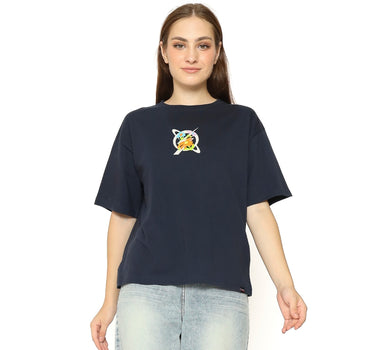 BLUTE LADIES TEE DARK NAVY