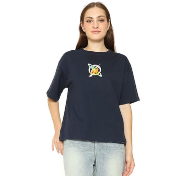 BLUTE LADIES TEE DARK NAVY