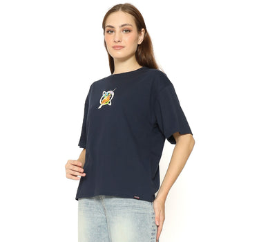 BLUTE LADIES TEE DARK NAVY