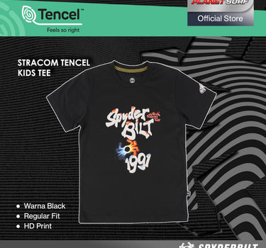 STRACOM TENCEL KIDS TEE BLACK