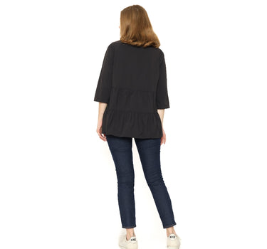 ARIA LADIES BLOUSE BLACK