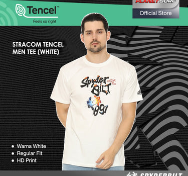 STRACOM TENCEL MEN TEE WHITE