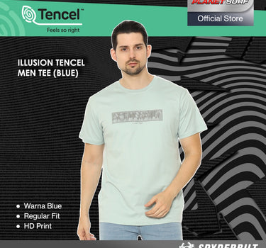 Spyderbilt Kaos Lengan Pendek Pria Illusion Tencel Men Tee Planet Surf