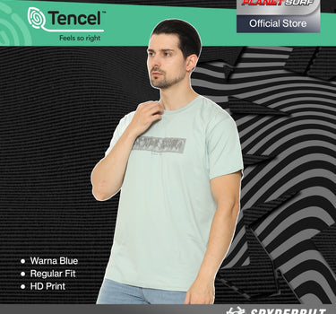 Spyderbilt Kaos Lengan Pendek Pria Illusion Tencel Men Tee Planet Surf