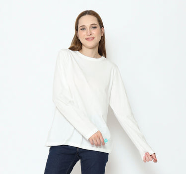 Voxfly Kaos Lengan Panjang Wanita Sakura Long Tshirt Planet Surf