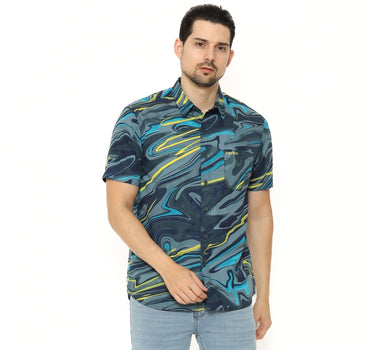 Voxfly Kemeja Lengan Pendek Pria Ketsugo Shirt Short Planet Surf