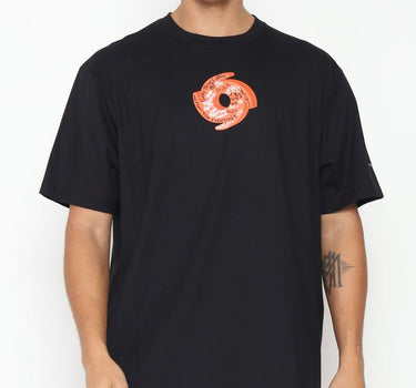 Voxfly Kaos lengan pendek Pria Spraypaint Graffiti Men Tee Planet Surf