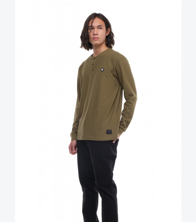 C HOVER LONG TEE  OLIVE M
