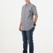 OURTIME SS SHIRT  CHARCOAL L