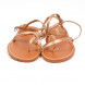 D WEIGHT IN GOLD SANDALS  GOLD L